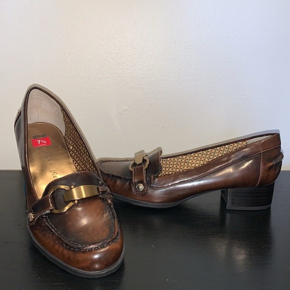 ANNE KLEIN IFLEX AKDAGNEY BROWN LOAFERS. NWOT.  Size 7.5 - Picture 1 of 10